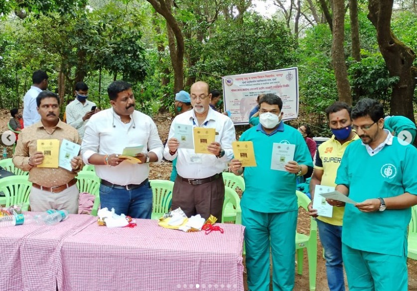 Release Of Pamphlets During Equine Gelding Camp 2021